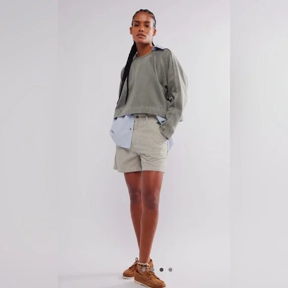 NWT Free People Francis Pullover in Aven, Size Medium - Picture 3 of 8